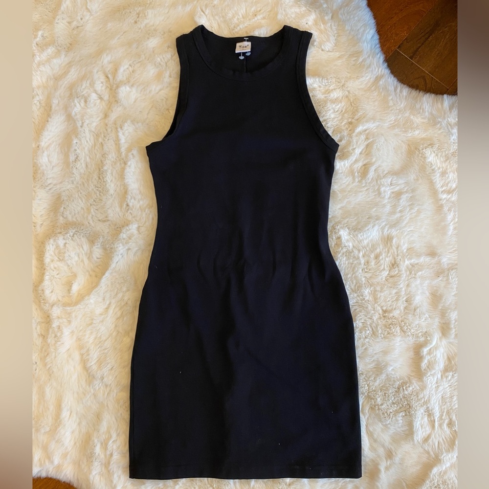 Aritzia TNA black tank dress XS spandex mini dress